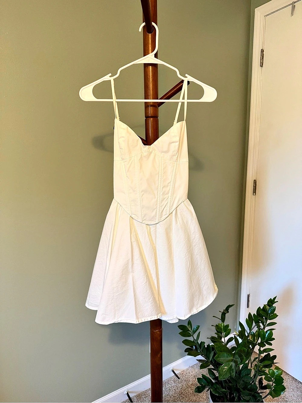 BABYBOO Josie Mini Dress White XS